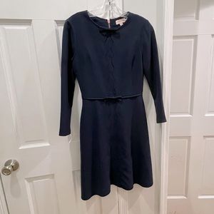 Ted Baker navy knee length dress, size 1, worn once